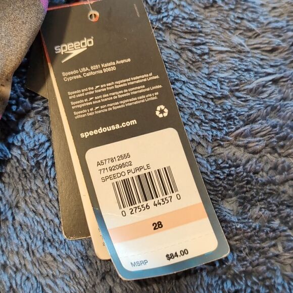 NWT Speedo Racing Swimsuit Girls Size 28 - Picture 4 of 11